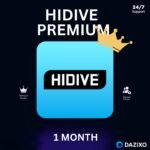 hidive account for sale
