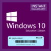 Windows 10 Education Key Globale